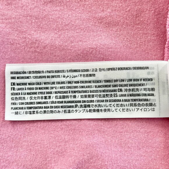 Hollister Must-Have Collection Dusty Pink Lace Trim Baby Tee - Size Small - Picture 8 of 8